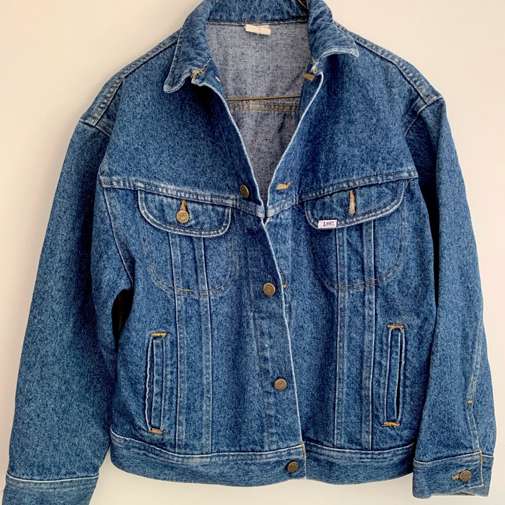 Vintage Lee Acid Wash Denim Jacket